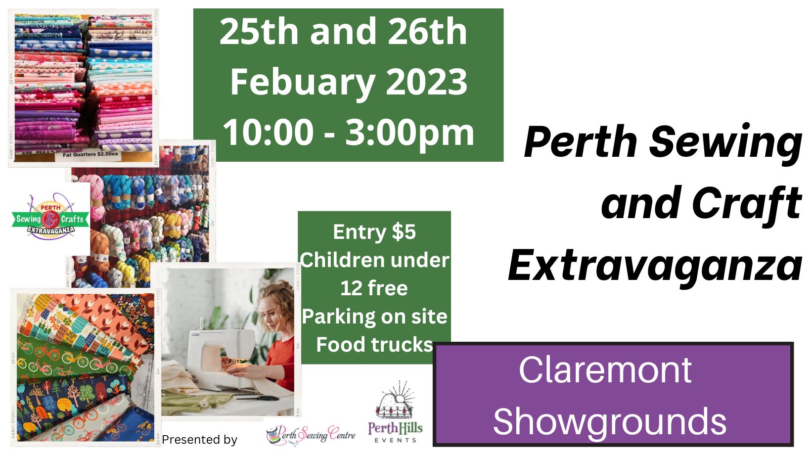 Sewing and Craft Extravaganzer Banner 25th 26th Feb 2023